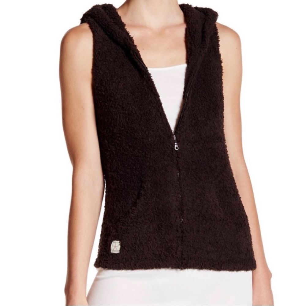 Barefoot Dreams cozy zip up hooded vest